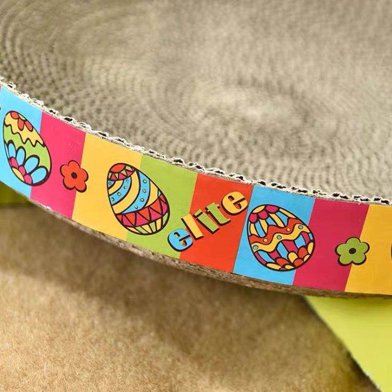 Corrugated Round Cat Scratcher Toy