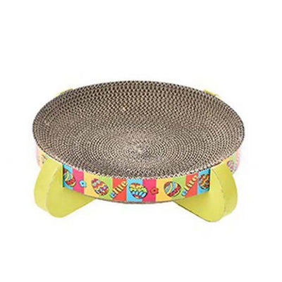Corrugated Round Cat Scratcher Toy