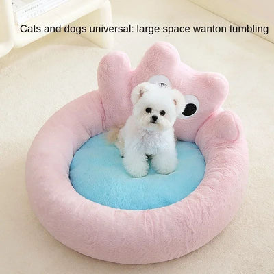 CozyNest™ All-Season Cat Cushion Bed